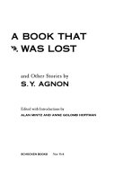 A book that was lost and other stories /