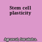 Stem cell plasticity