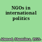 NGOs in international politics