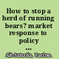 How to stop a herd of running bears? market response to policy initiatives during the Global Financial Crisis /