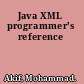 Java XML programmer's reference