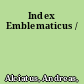 Index Emblematicus /