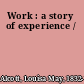 Work : a story of experience /