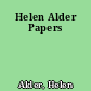 Helen Alder Papers