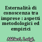 Esternalità di conoscenza tra imprese : aspetti metodologici ed empirici /