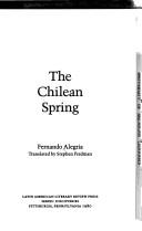 The Chilean spring /