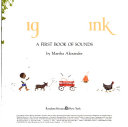 Pigs say oink : a first book of sounds /