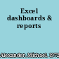 Excel dashboards & reports