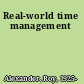Real-world time management