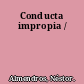 Conducta impropia /