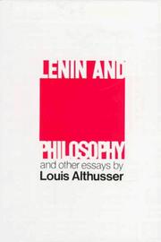 Lenin and philosophy, and other essays /