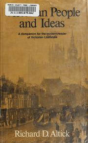 Victorian people and ideas : a companion for the modern reader of Victorian literature /