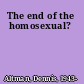 The end of the homosexual?