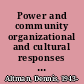 Power and community organizational and cultural responses to AIDS /