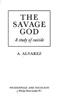 The savage god : a study of suicide /