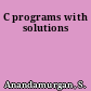 C programs with solutions