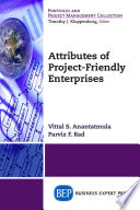 Attributes of project-friendly enterprises /