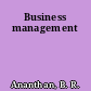 Business management