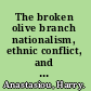 The broken olive branch nationalism, ethnic conflict, and the quest for peace in Cyprus. Volume One, The impasse of ethnonationalism /