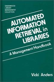 Automated information retrieval in libraries : a management handbook /