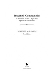 Imagined communities : reflections on the origin and spread of nationalism /