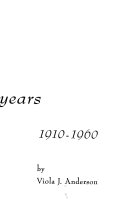 The Department of Home Economics : the first 50 years, 1910-1960/