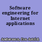 Software engineering for Internet applications