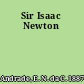 Sir Isaac Newton