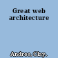 Great web architecture