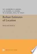 Robust estimates of location : survey and advances /