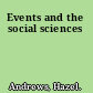 Events and the social sciences