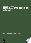 Metrical structure of Arabic /