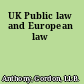 UK Public law and European law
