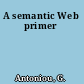 A semantic Web primer