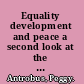 Equality development and peace a second look at the goals of the UN Decade for Women (paper presented at the ACWW conference, Vancouver, B.C., June 18-29, 1983) /