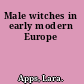 Male witches in early modern Europe