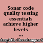 Sonar code quality testing essentials achieve higher levels of software quality with sonar /