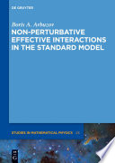 Non-perturbative effective interactions in the standard model /