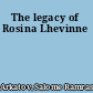 The legacy of Rosina Lhevinne