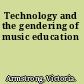 Technology and the gendering of music education