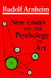 New essays on the psychology of art /