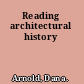 Reading architectural history