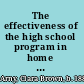 The effectiveness of the high school program in home economics a report of a five-year study of twenty Minnesota schools.