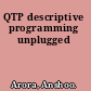 QTP descriptive programming unplugged