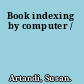 Book indexing by computer /