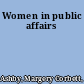 Women in public affairs