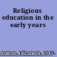 Religious education in the early years