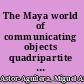 The Maya world of communicating objects quadripartite crosses, trees, and stones /