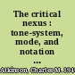 The critical nexus : tone-system, mode, and notation in early medieval music /