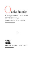 On the frontier : a melodrama in three acts /